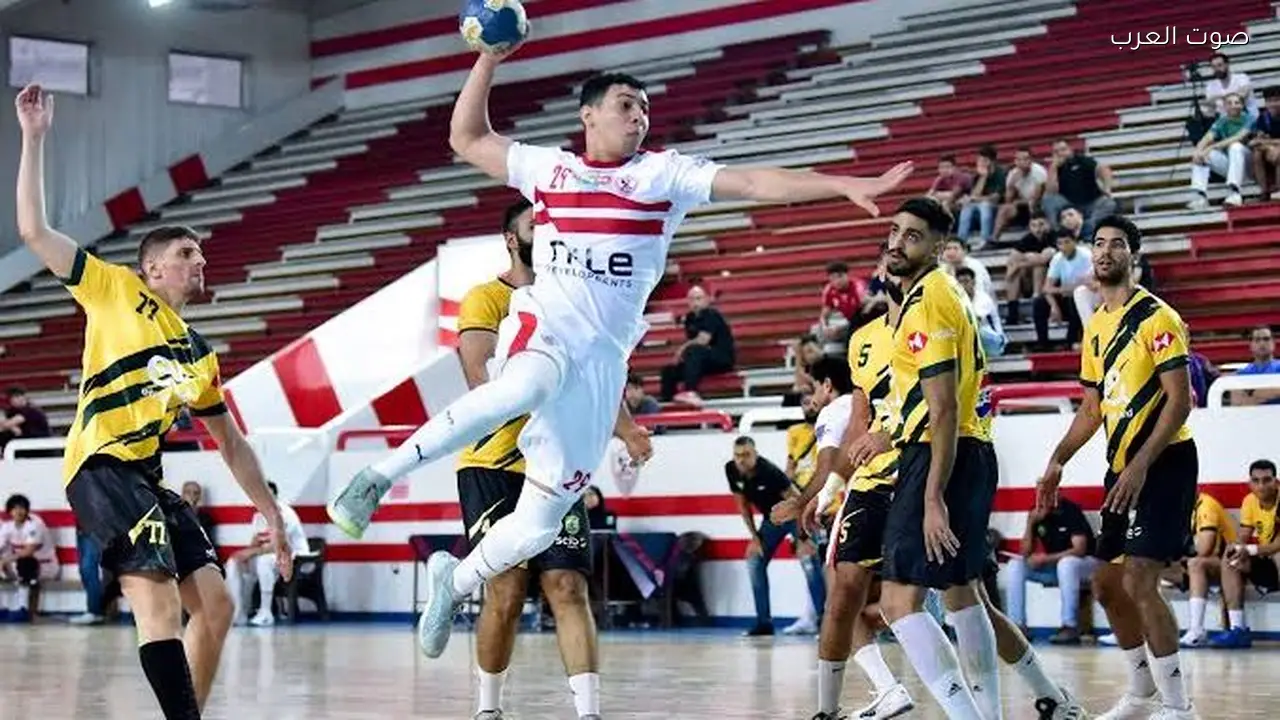 الزمالك يتأهل لنصف نهائي كأس مصر لكرة اليد بعد الفوز على الشمس