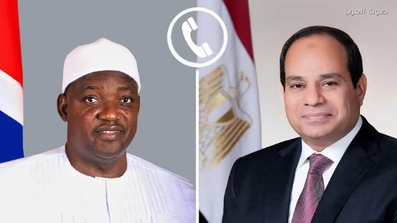 السيسي ورئيس جامبيا يتفقان على تعزيز التعاون التجاري والاستثماري
