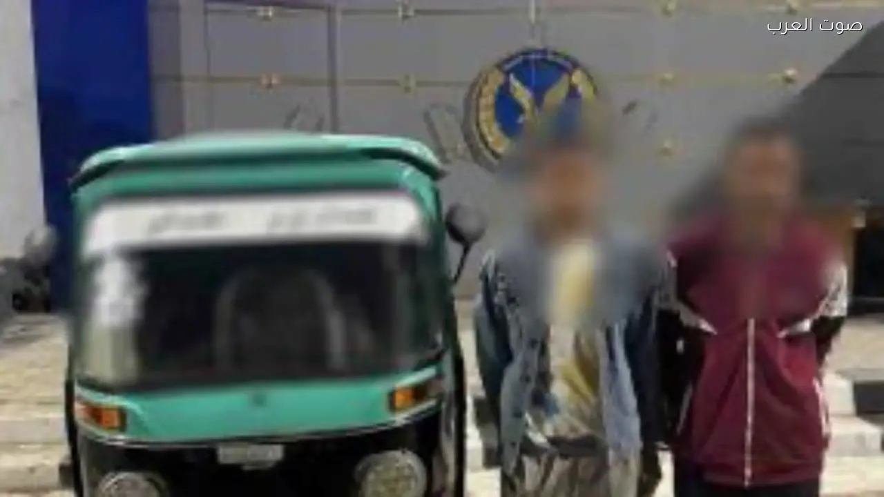 القبض على المتهمين بربط كلب ميت في توك توك