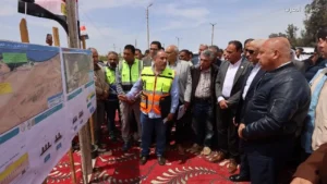 النقل تستمر في تطوير شبكة الطرق بسيناء 1