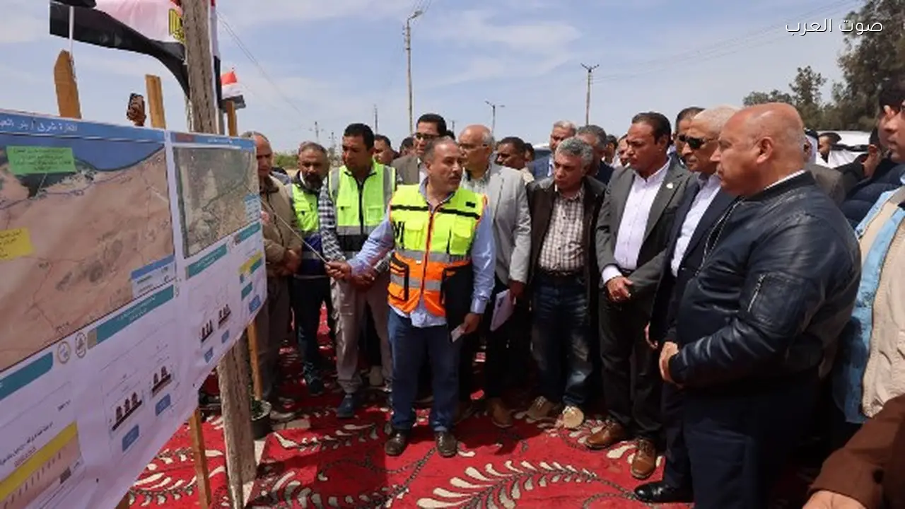 النقل تستمر في تطوير شبكة الطرق بسيناء