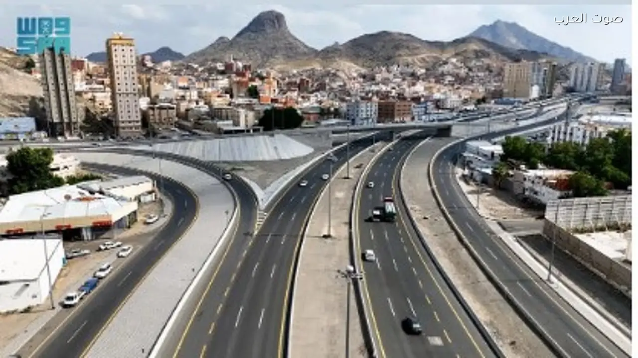 الهيئة الملكية تستكمل مشروع الطريق الدائري الثالث بمكة المكرمة