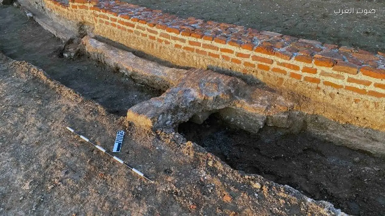 بقايا معبد الإله بلوزيوس تظهر في بلوزيوم بشمال سيناء