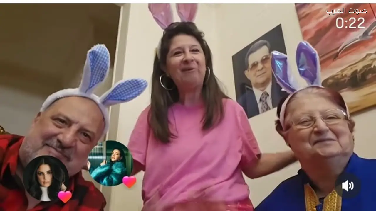 خالد الصاوي يحتفل بشم النسيم مع عائلته