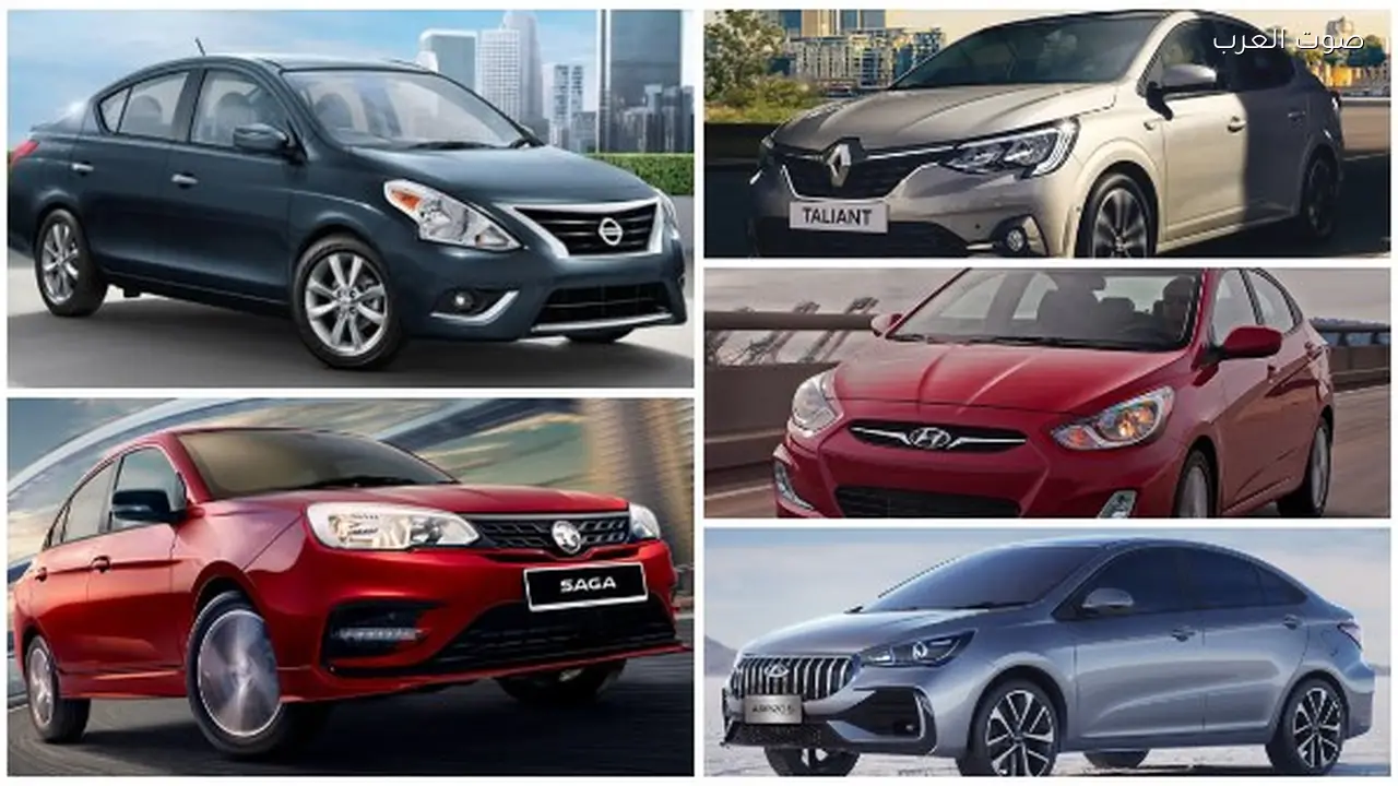 خمسة سيارات سيدان موديل 2026 بأسعار أقل من مليون