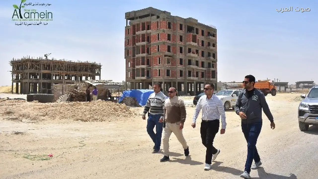 رئيس جهاز العلمين الجديدة يتفقد مشروعات سكن لكل المصريين وديارنا