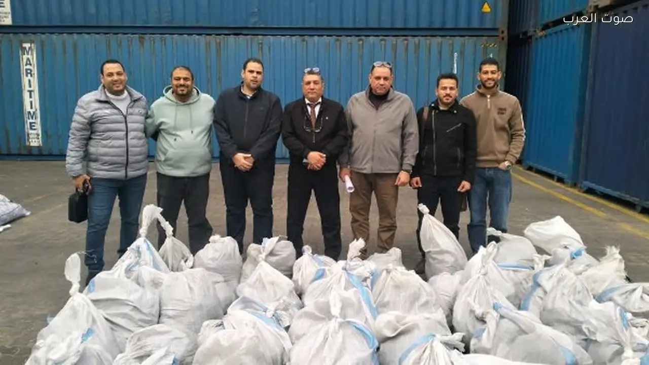 ضبط محاولة تهريب دخان معسل في جمارك الإسكندرية