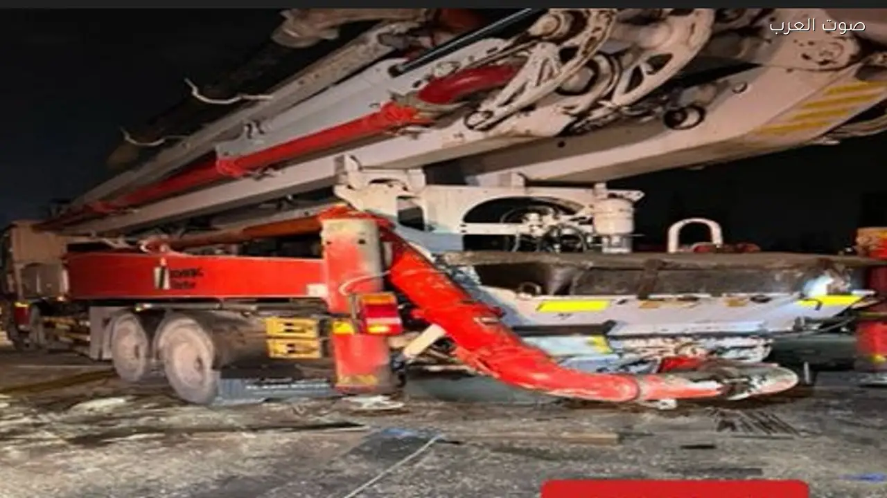 ضبط مقيم بتفريغ مواد خرسانية في المنطقة الشرقية