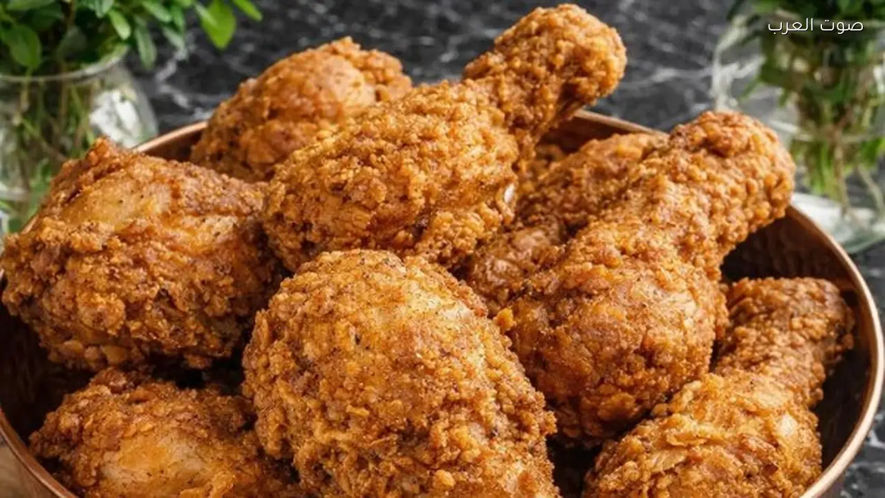 طريقة تحضير الدجاج المقلي المقرمش في المنزل