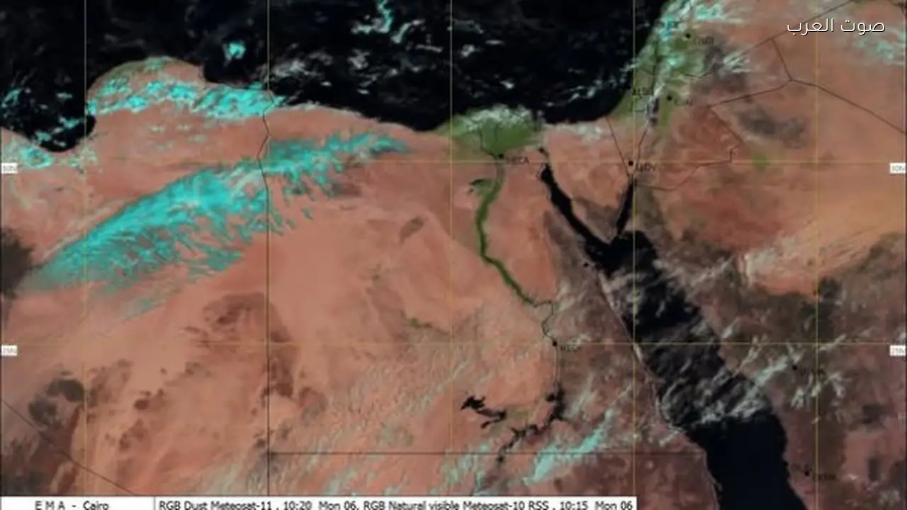 طقس اليوم: سحب ممطرة تصل الحدود الغربية وتؤثر على الوجه البحري