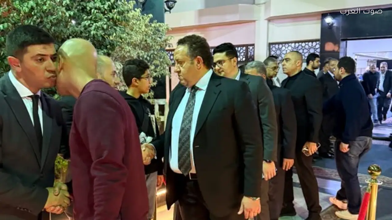 عبد الغني يعزي أسرة المهندس حسام صادق خليفة بعد وفاته