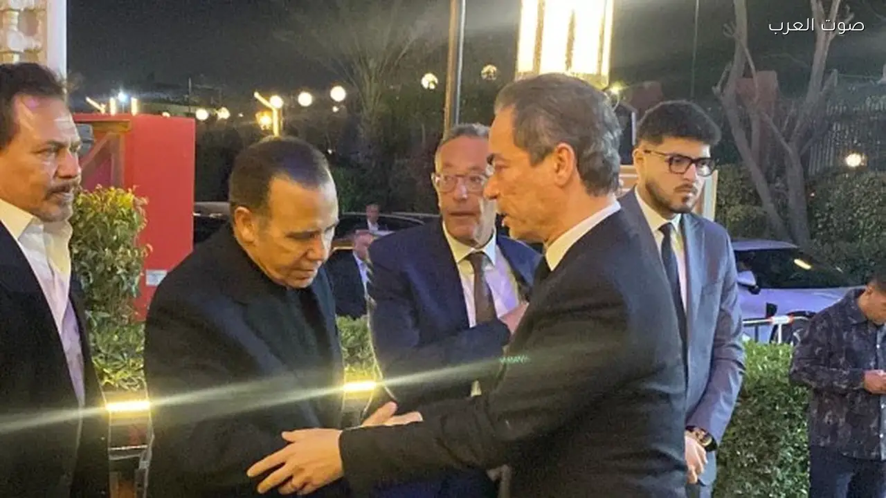 عزاء ابن الإعلامي محمود الورواري في مسجد الشرطة بالشيخ زايد