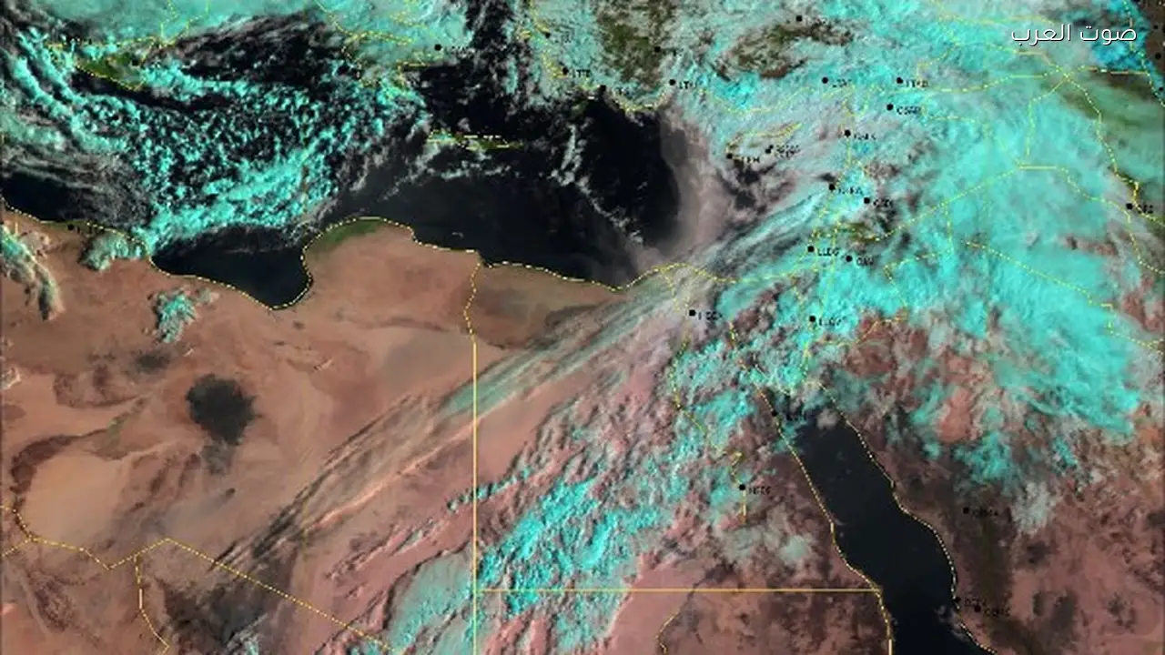 عواصف ترابية تضرب 4 محافظات وأمطار رعدية في سيناء وجنوب الصعيد
