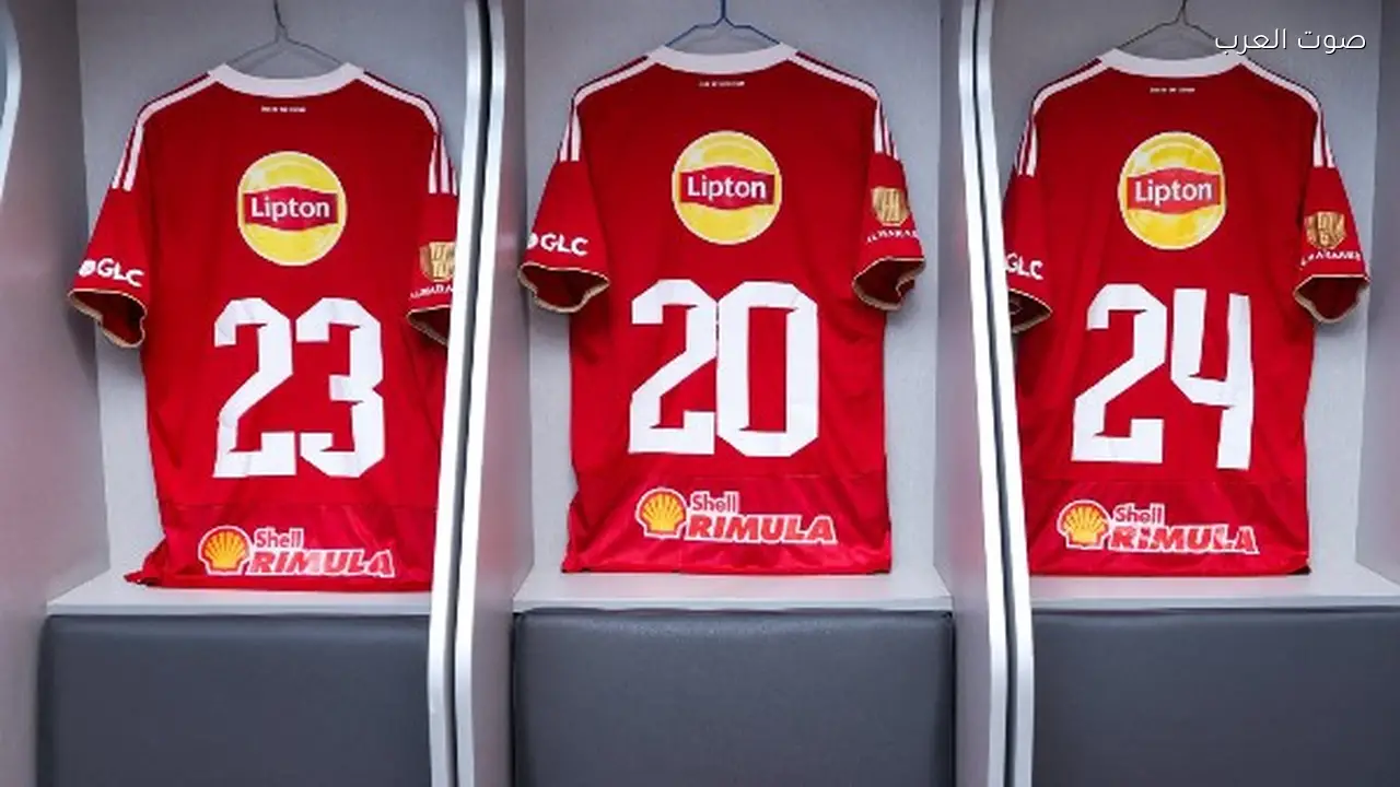 غرفة ملابس الأهلي في استاد القاهرة قبل مباراة سموحة