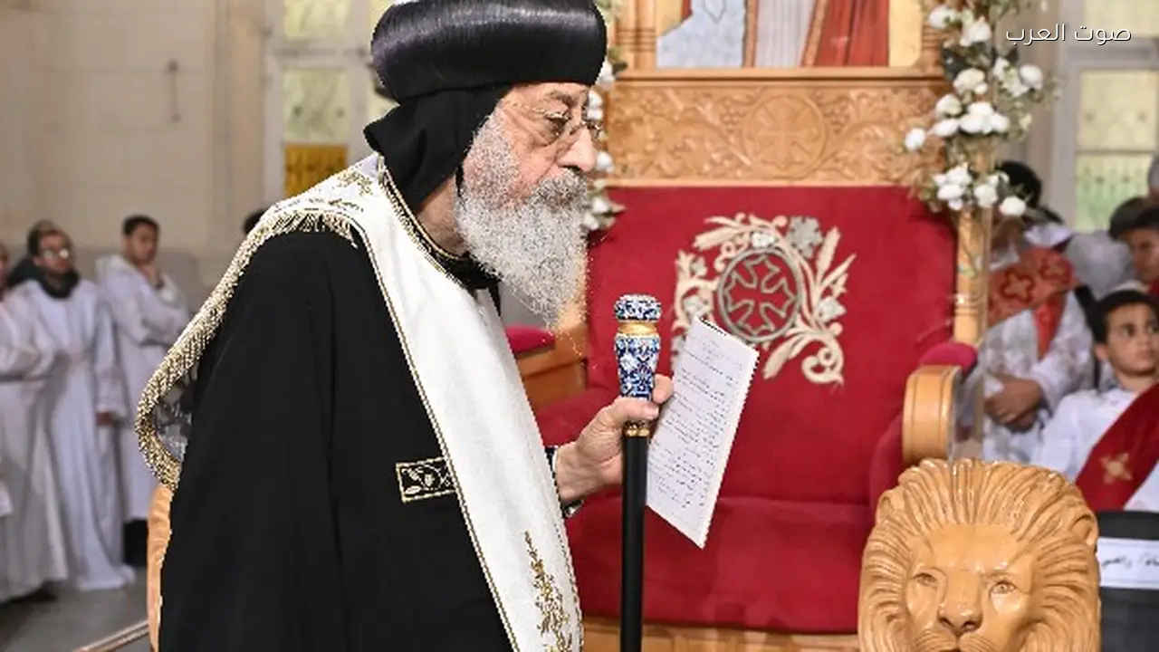 قداس خميس العهد برئاسة البابا تواضروس في كينج مريوط