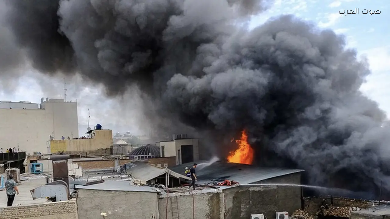 قصف أمريكي إسرائيلي يدمر أكبر مصنع أدوية في طهران