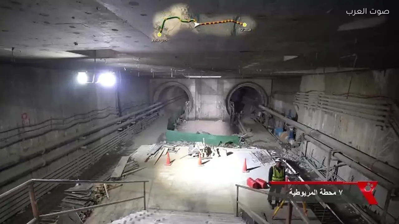 كواليس المرحلة الأولى من مترو الهرم في فيديو جديد