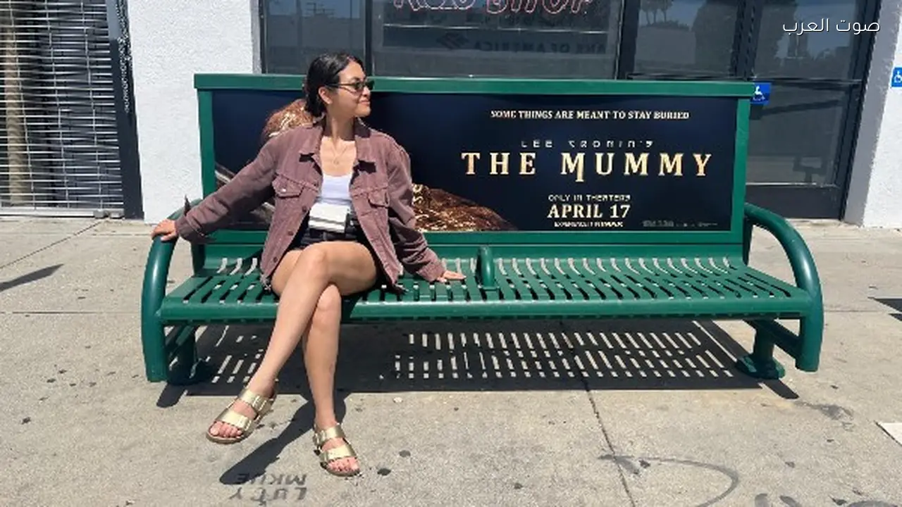مي الغيطي تروج لفيلم “The Mummy” في شوارع أمريكا