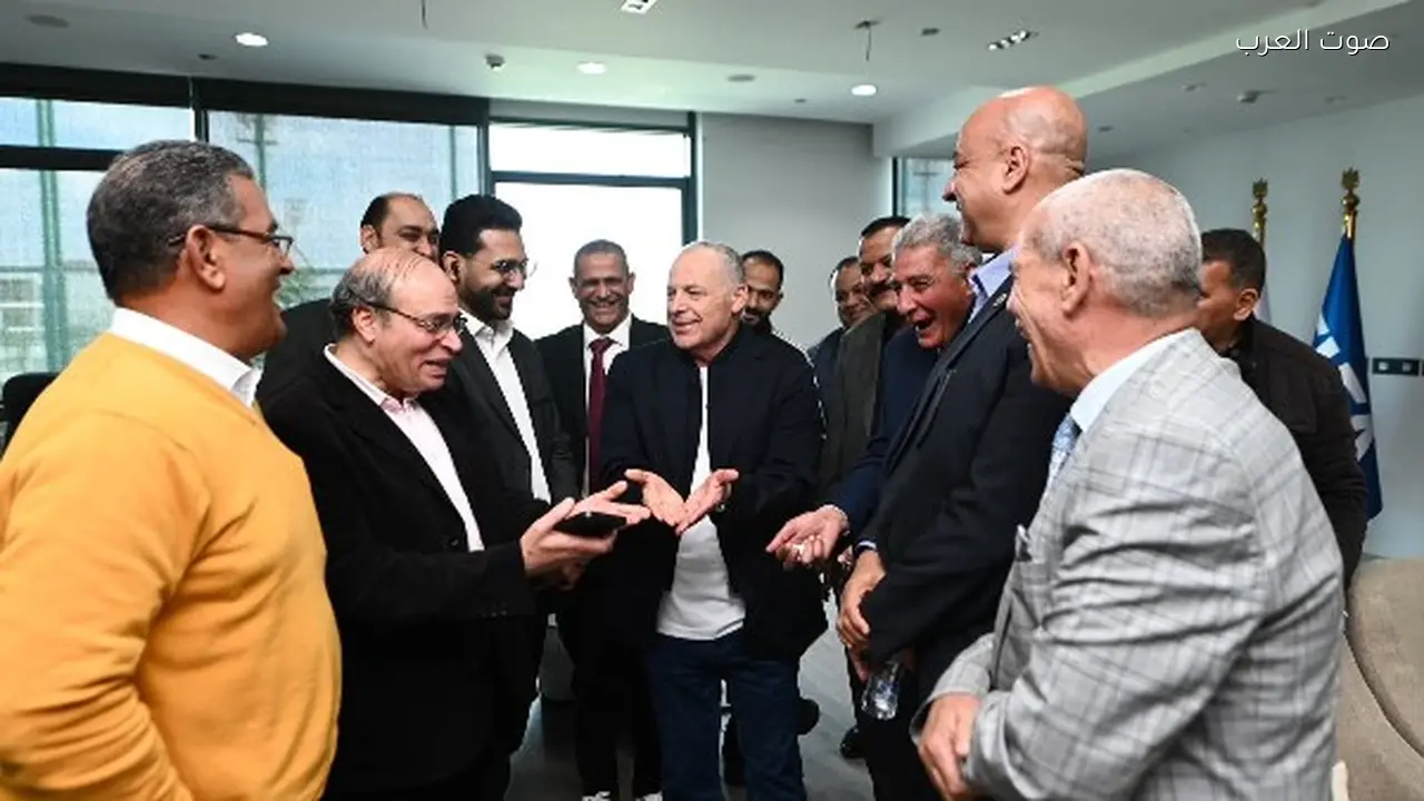 هاني أبو ريدة يستقبل أندية الجمعية العمومية