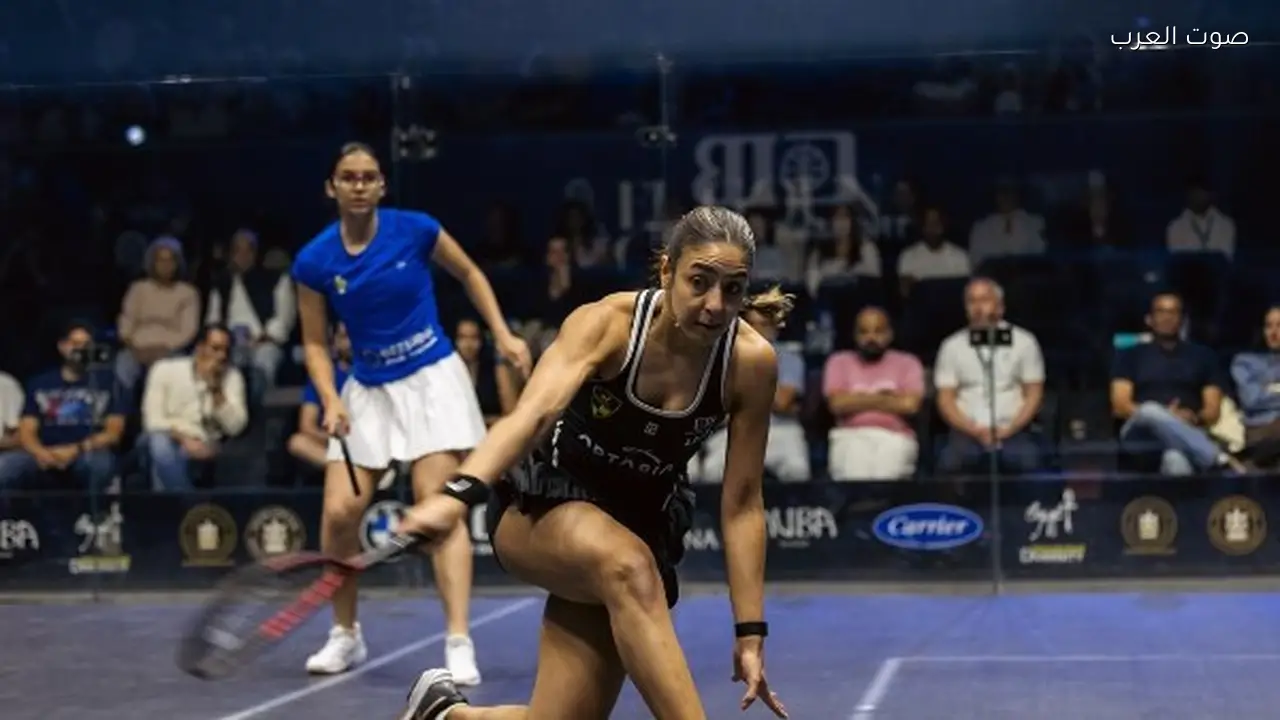 هانيا الحمامي تتأهل لنهائي بطولة الجونة بعد الفوز على أمينة عرفي