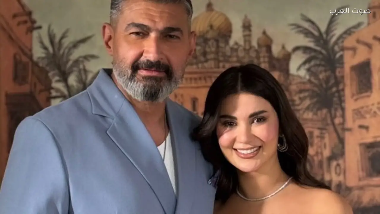 هدى الإتربي تحتفل بعيد ميلاد ياسر جلال