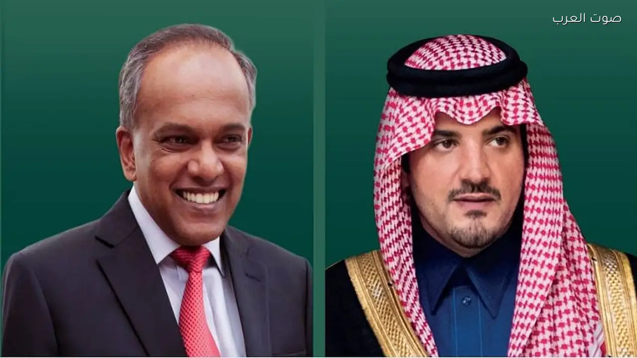 وزير الداخلية السعودي يناقش مع نظيره السنغافوري الاعتداءات الإيرانية الحالية