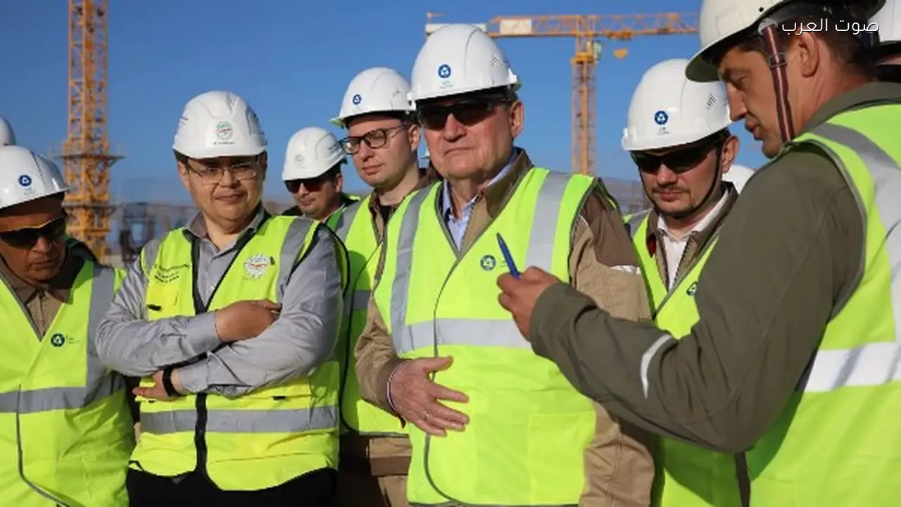 وفد روسي يزور محطة الضبعة النووية في مصر