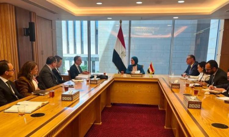 نائب وزير الخارجية تستقبل نائب رئيس البنك الأوروبي لإعادة الإعمار والتنمية