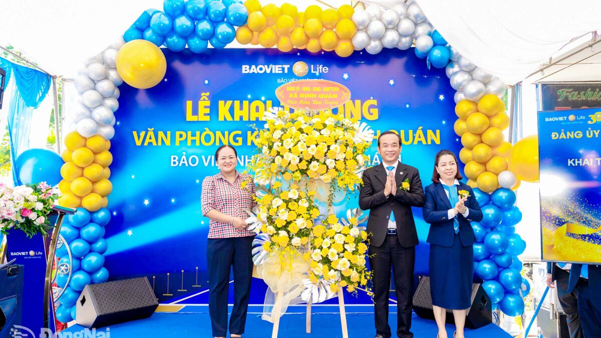 Bảo Việt Nhân thọ Long Khánh khai trương văn phòng khu vực tại xã Định Quán