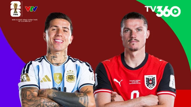Enlace para ver la transmisión en vivo del partido Argentina vs Austria en VTV3 (00:00 del 23 de junio, Grupo J, Mundial 2026)