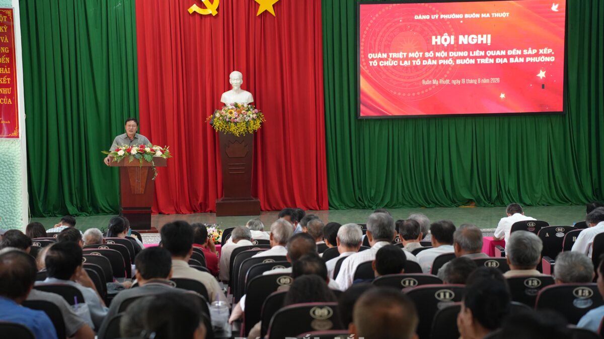Im Bezirk Buon Ma Thuot wird es nach der Neuorganisation voraussichtlich 34 Wohnsiedlungen und Weiler weniger geben.