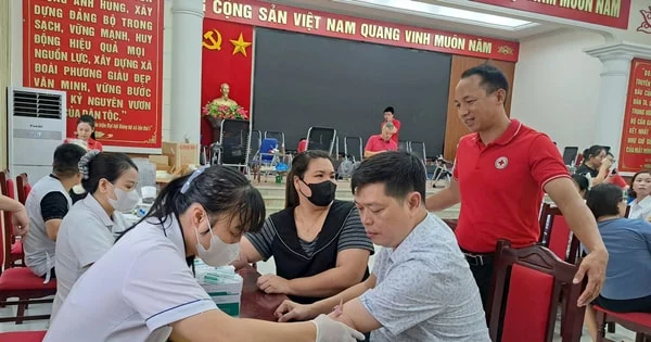 Komune Doai Phuong: Menerima 205 unit darah pada acara donor darah kedua tahun 2026.