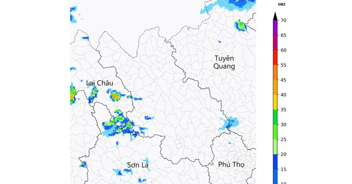 La provincia de Lao Cai advierte de tormentas eléctricas, tornados, relámpagos y lluvias intensas localizadas en una amplia zona durante la tarde del 17 de junio.