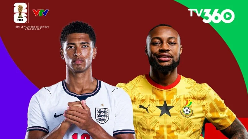 Link zum Livestream des Spiels England gegen Ghana auf VTV3 (3:00 Uhr, 24. Juni, Gruppe L, Weltmeisterschaft 2026)