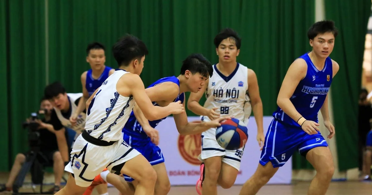 Nationale U16 5×5 Jugend-Basketballmeisterschaft 2026: Hanoi 1 und Ho-Chi-Minh-Stadt werden Meister.