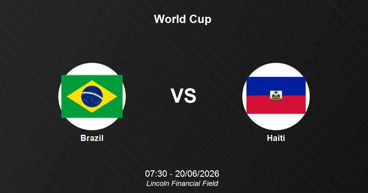 Nhận định Brazil vs Haiti – World Cup 2026: Sức mạnh áp đảo của Selecao