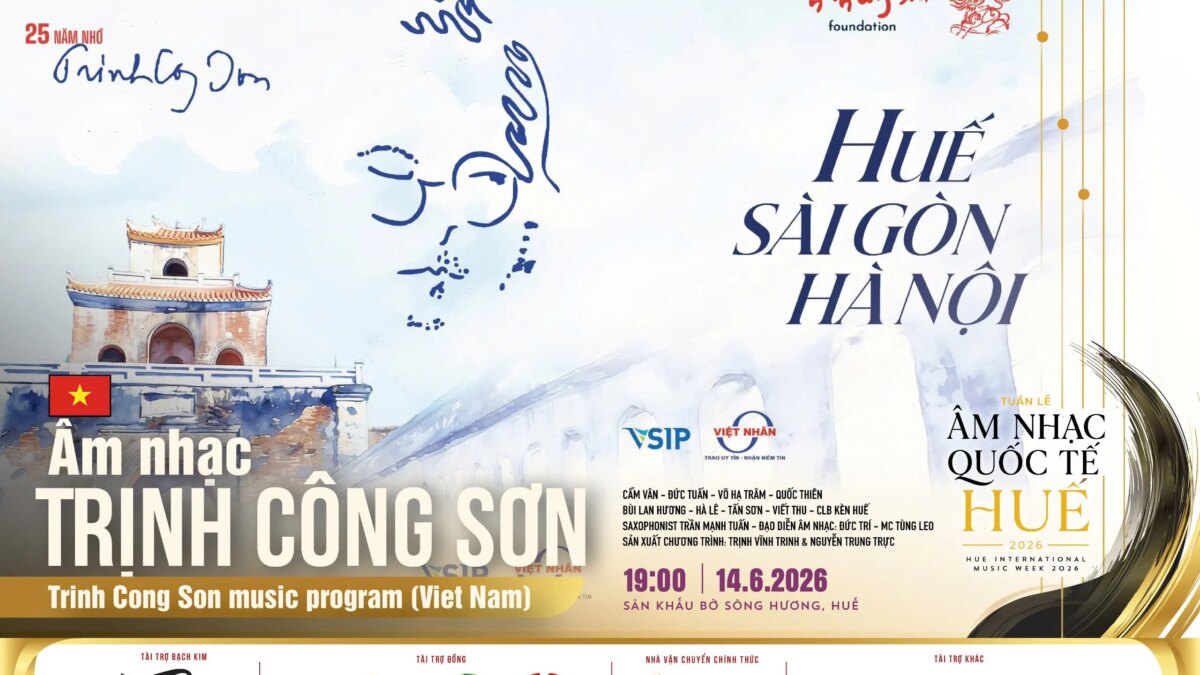 PROGRAMA MUSICAL: “25 AÑOS RECORDANDO A TRINH CONG SON: HUE – SAIGÓN – HANOI”