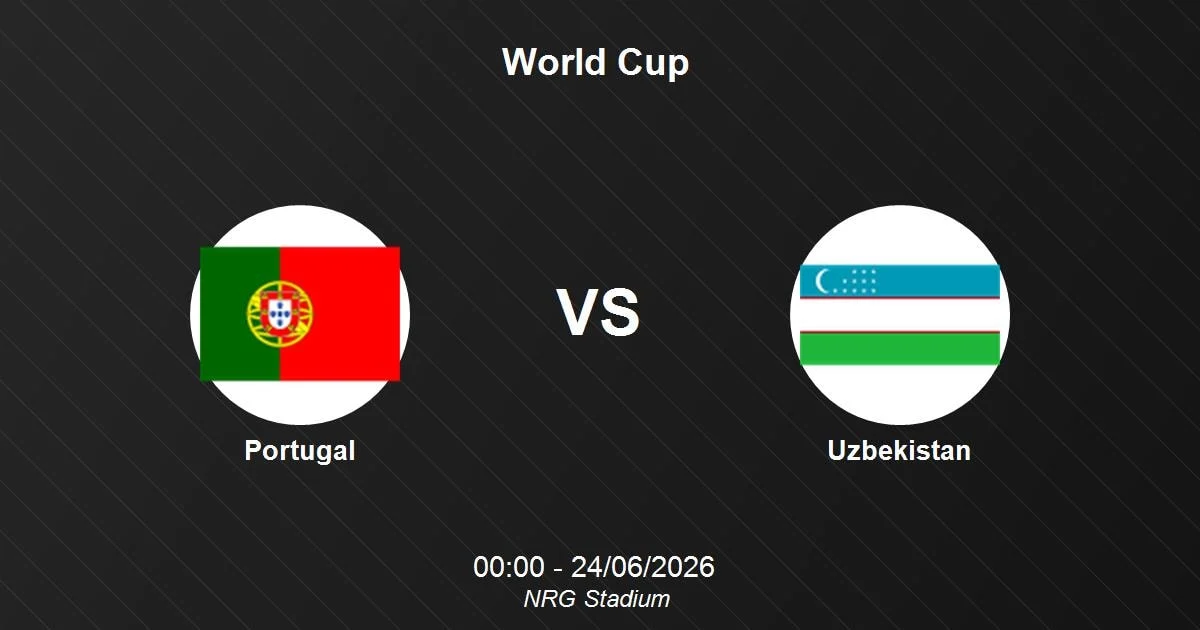 Trực tiếp Bồ Đào Nha vs Uzbekistan: Bồ Đào Nha nhân đôi cách biệt