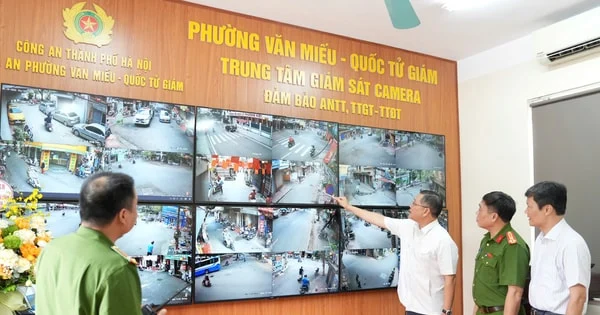 Van Mieu – Quoc Tu Giam Ward: Lanzamiento del Centro de Monitoreo por Cámaras para la Gestión del Orden Urbano.