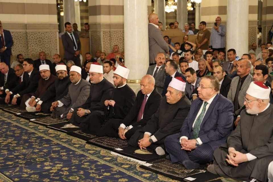الأوقاف تحتفل بالعام الهجري الجديد بمسجد السيدة زينب