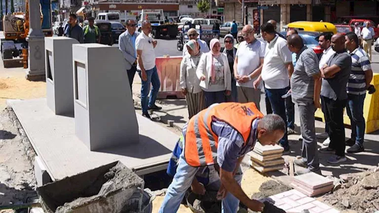 الإسكندرية تطلق أول تجربة لصناديق القمامة تحت الأرض بشارع 45 – صور