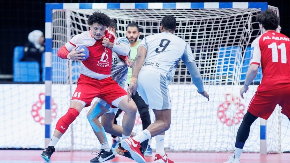 الدحيل يفوز على العربي في آسيوية اليد