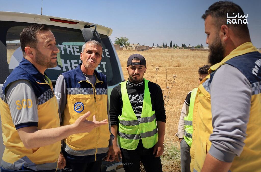 الدفاع المدني يجهّز نقاط استجابة سريعة لحرائق المحاصيل في الباب بريف حلب