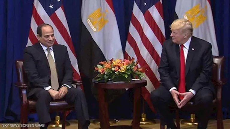 الرئاسة: توافق مصري أمريكي على دعم السلام وتسوية النزاعات