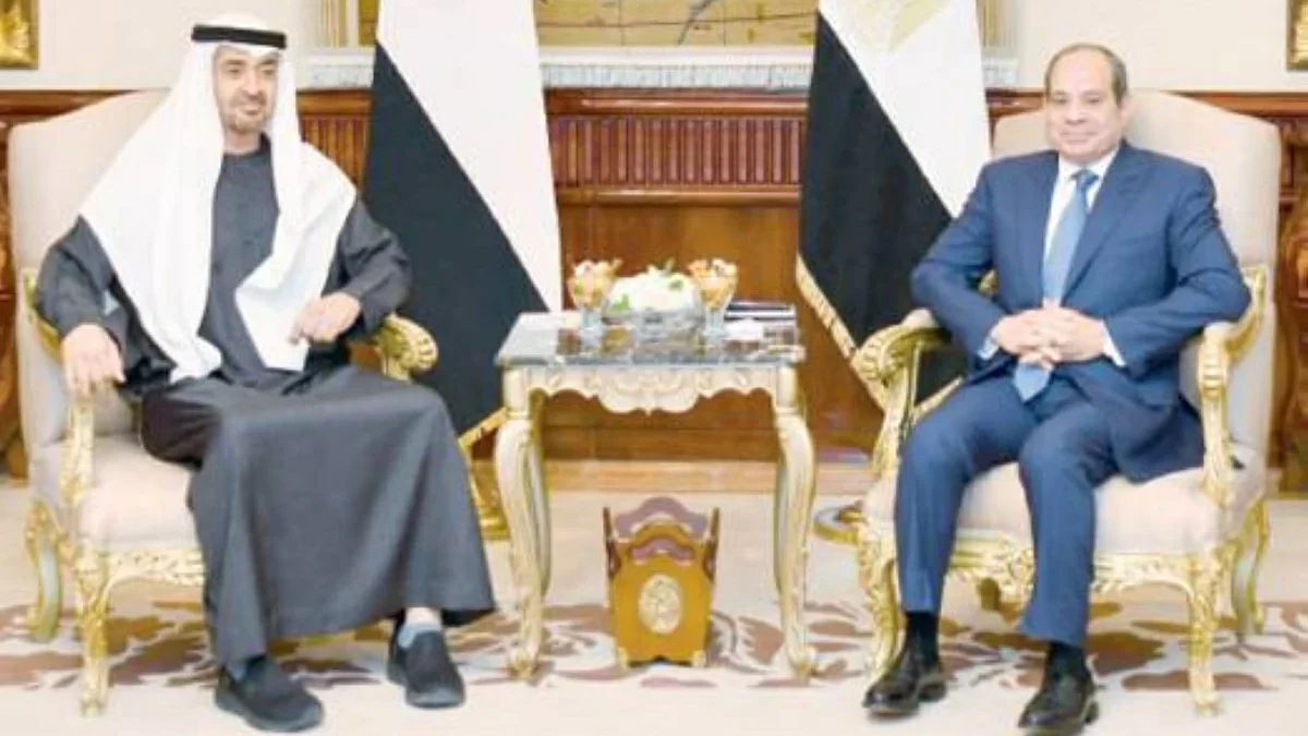 الرئيس السيسي: أمن الإمارات ودول الخليج جزء لا يتجزأ من الأمن القومى المصري