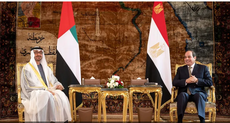 الرئيس السيسي: أمن الإمارات ودول الخليج جزءًا لا يتجزأ من الأمن القومي المصري
