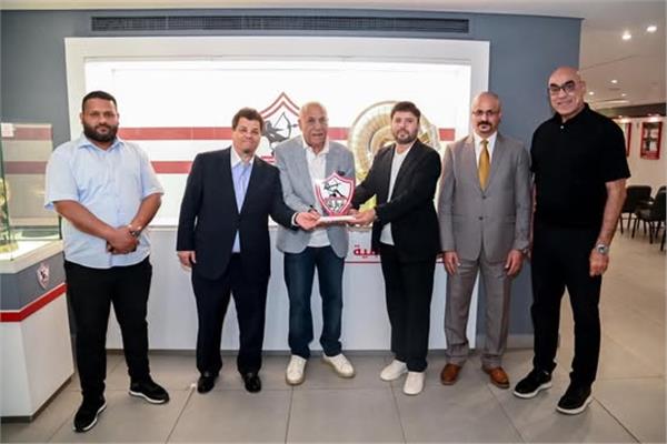 الزمالك يستقبل وفد نادي الوفاق الليبي.. والضيوف يشيدون بتاريخ القلعة البيضاء