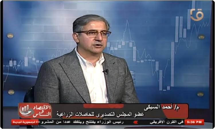 السبكي: 3.7 مليون طن إجمالي صادرات مصر من المحاصيل الزراعية 