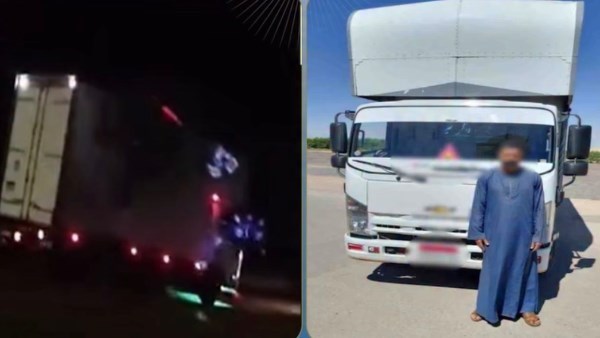 القبض على قائد سيارة نقل سار عكس الاتجاه بالمنيا.. وهذه عقوبته بالقانون