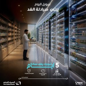 المصرف المتحد يطلق برنامج تمويل الصيادلة حتى 4 ملايين جنيه بفترة سداد 5 سنوات